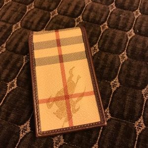 Burberry business card case mint condition!!!